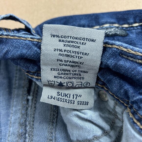 Silver Jeans Co Suki 17" Bootcut Denim Jeans Womens W27/L33 Blue - Picture 5 of 10
